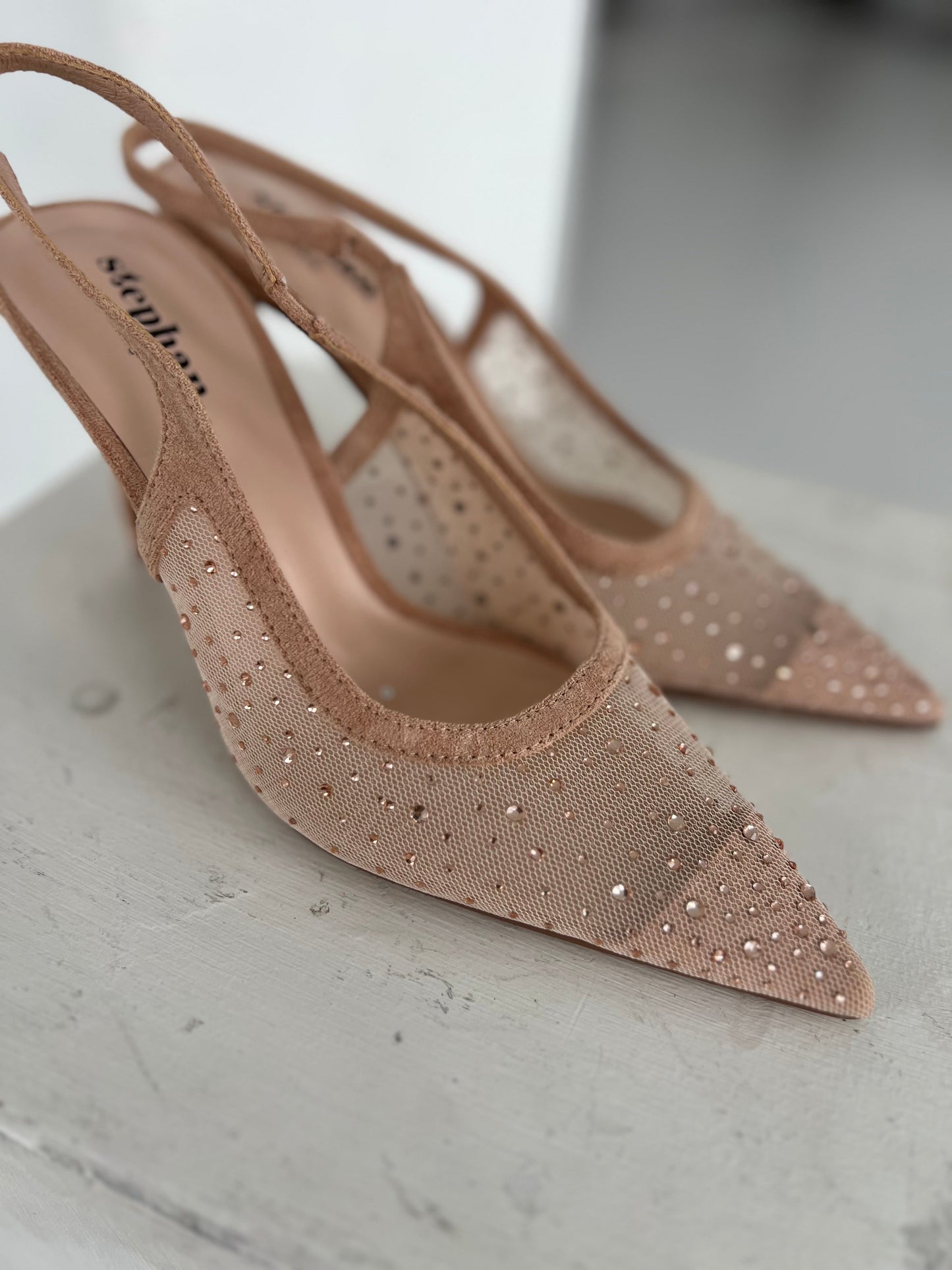 Stephan champagne heels