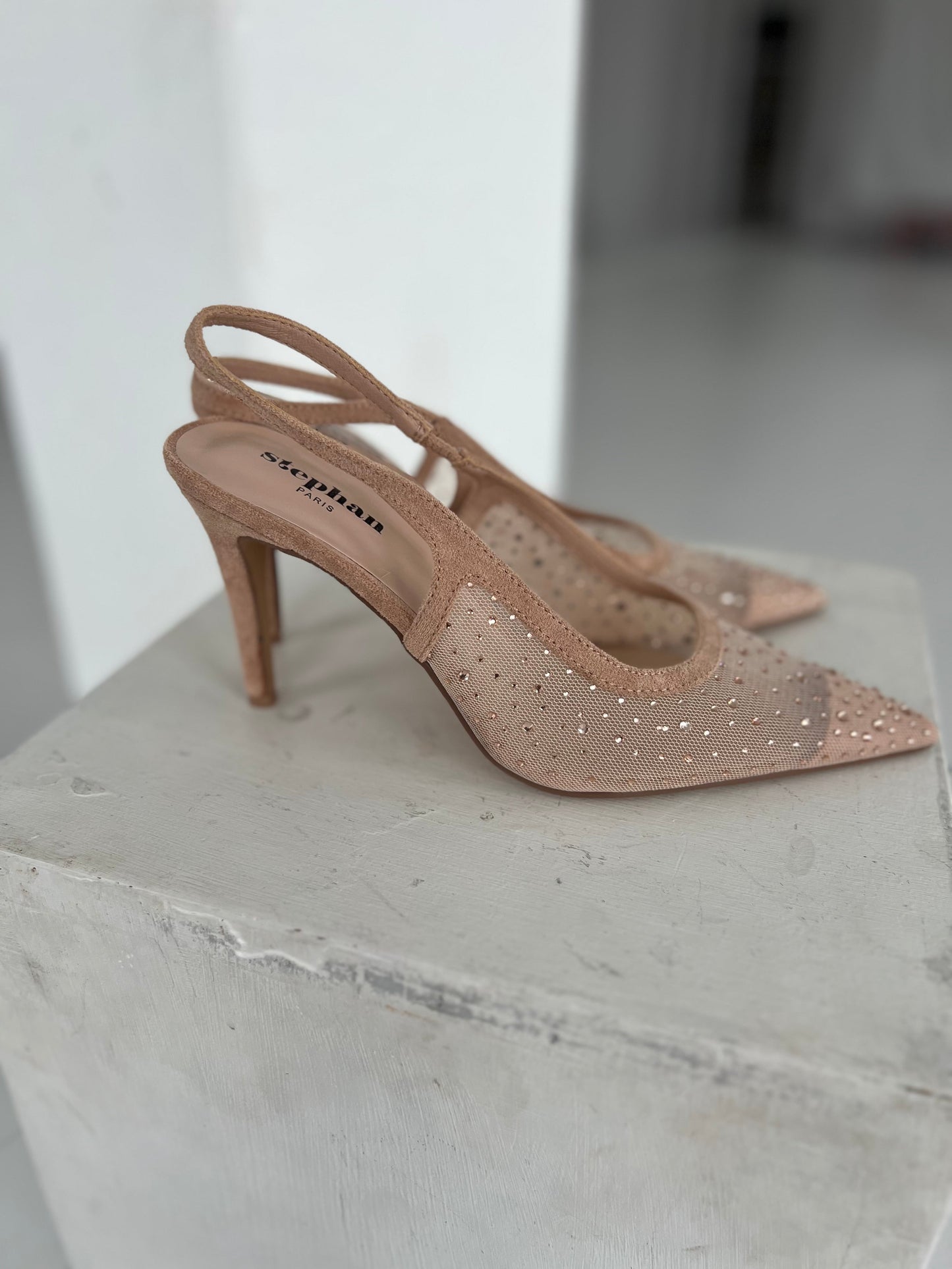 Stephan champagne heels