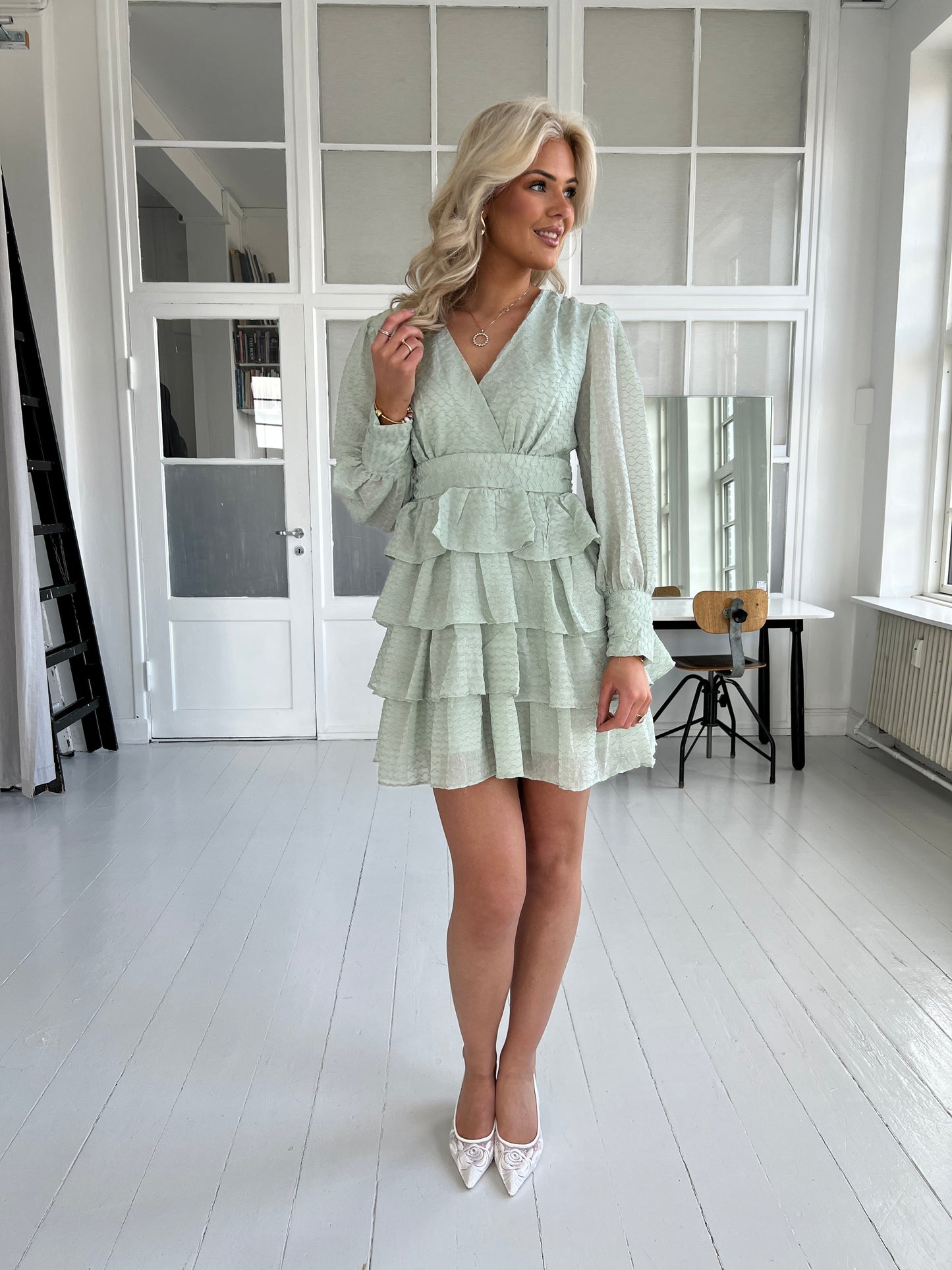 Flam mint dream dress