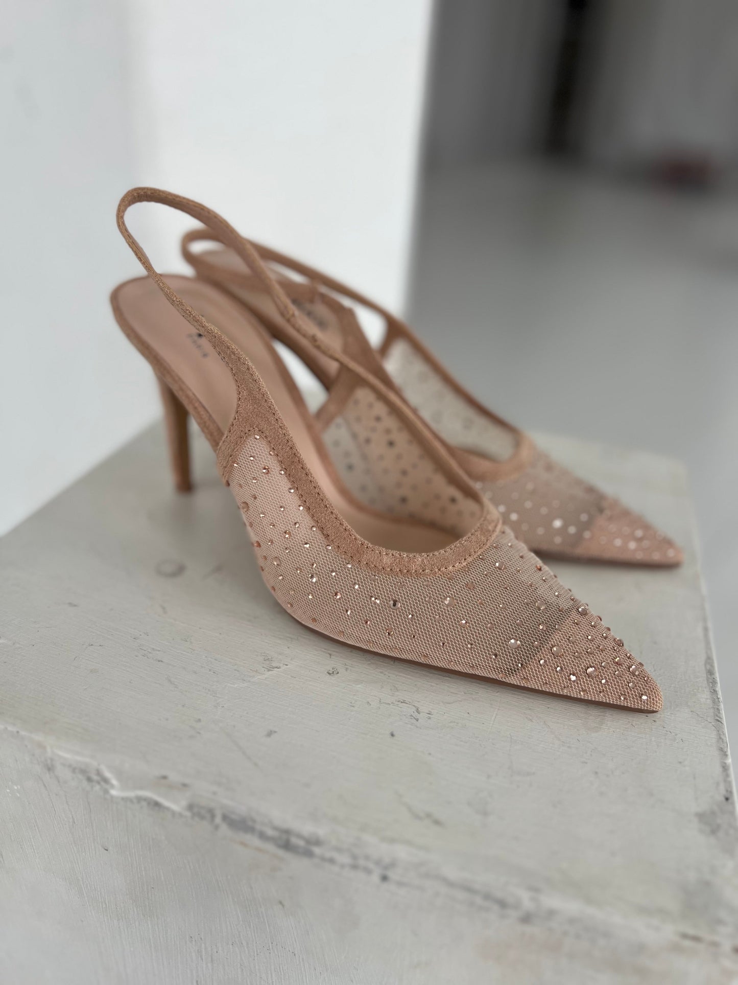 Stephan champagne heels