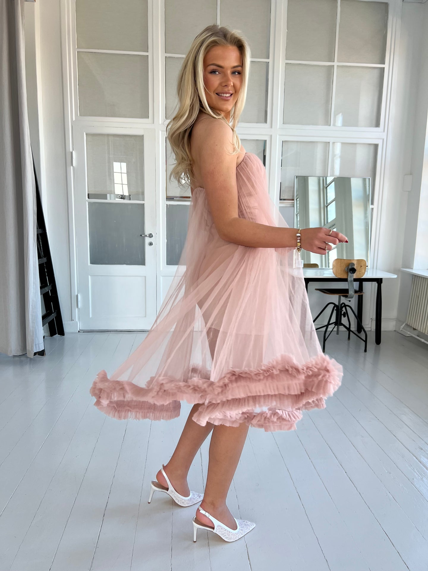 Lily McBee rosa doll dress