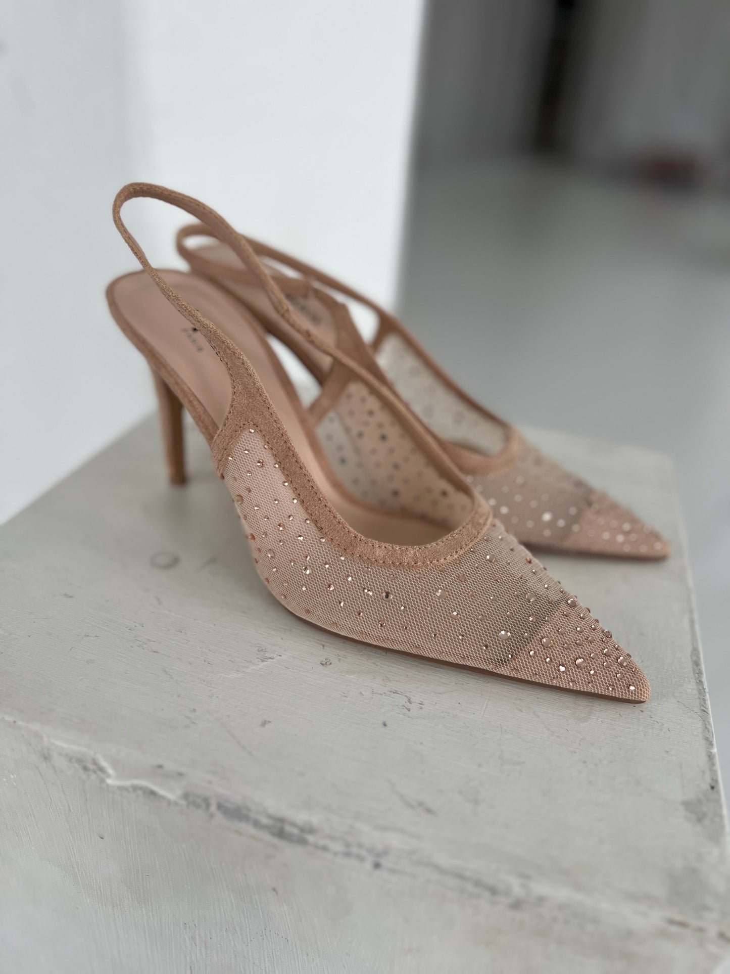 Stephan champagne heels