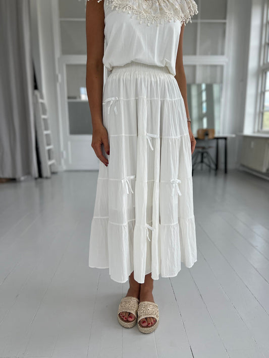 Lucce white long skirt (8809)-nederdel-Åberg CPH-Åberg Copenhagen DK