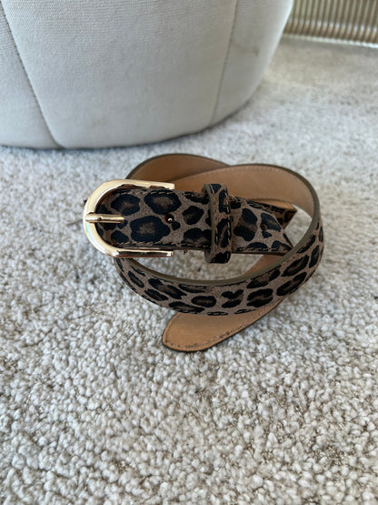 Leopard leather belt (0172) fra webshoppen Aaberg Copenhagen