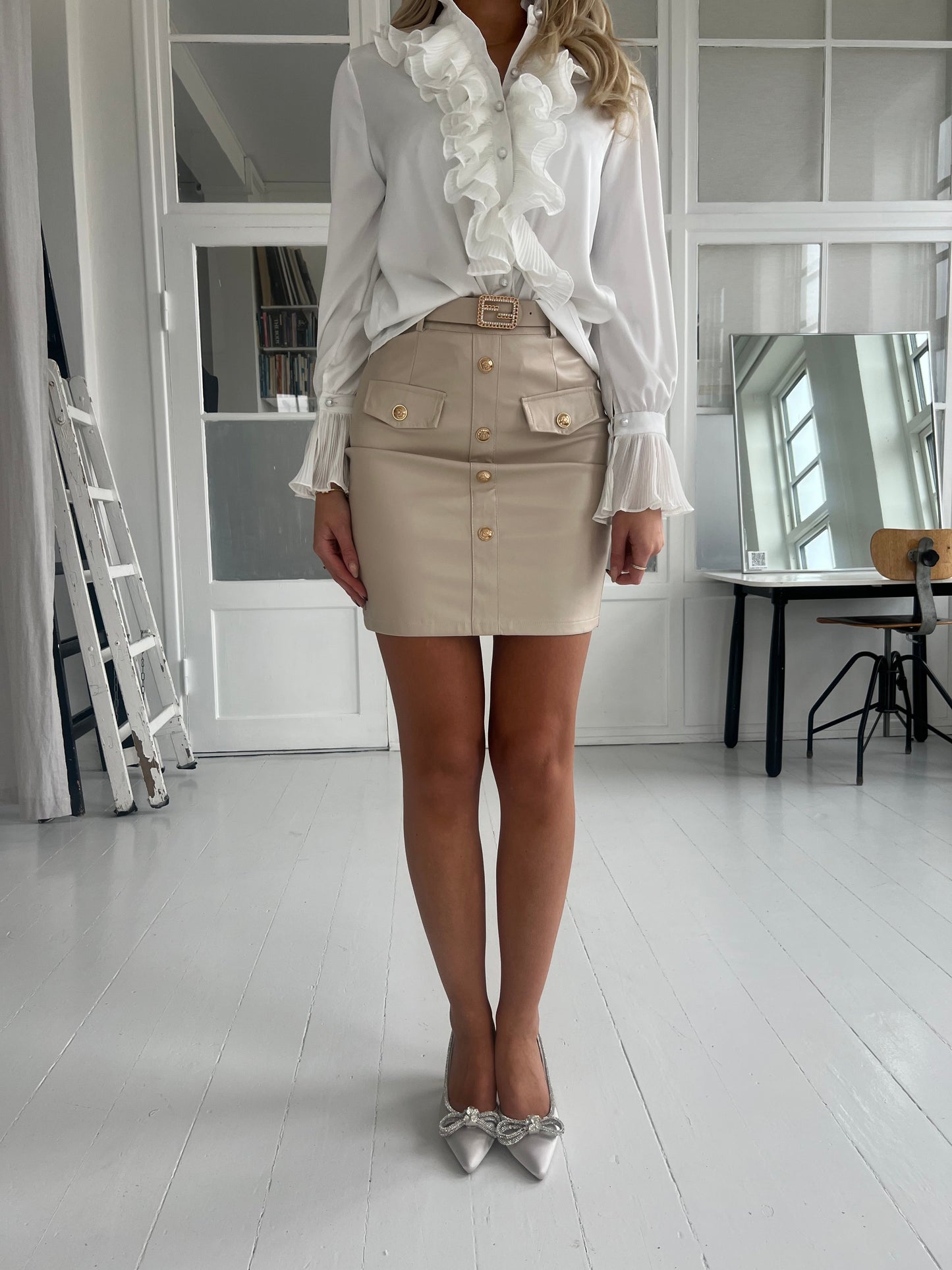 Victoria beige skirt (3301)