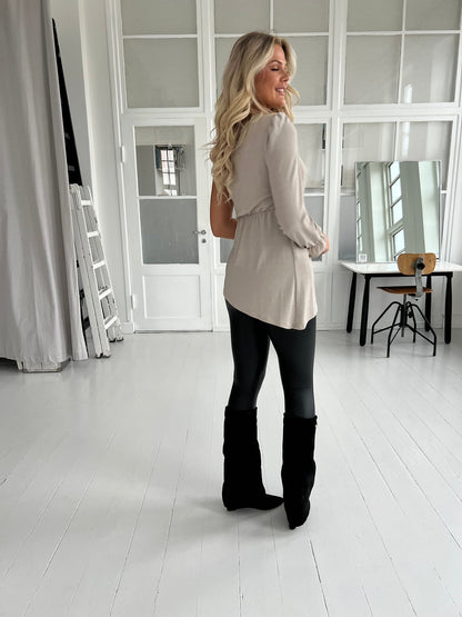 By Swan beige one shoulder