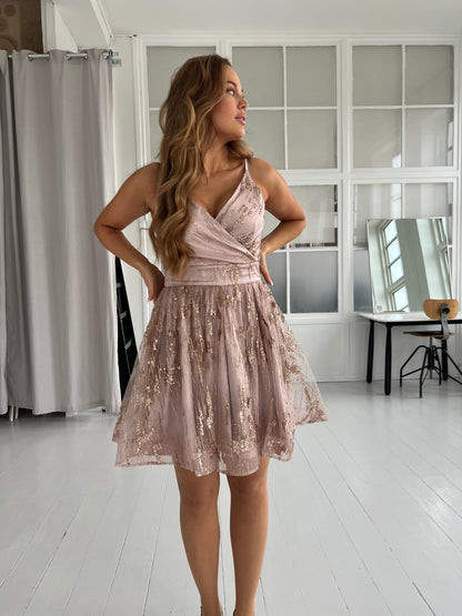 F&P rose shimmer dress (2108)