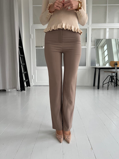 Eight Luxe taupe pants (9406)