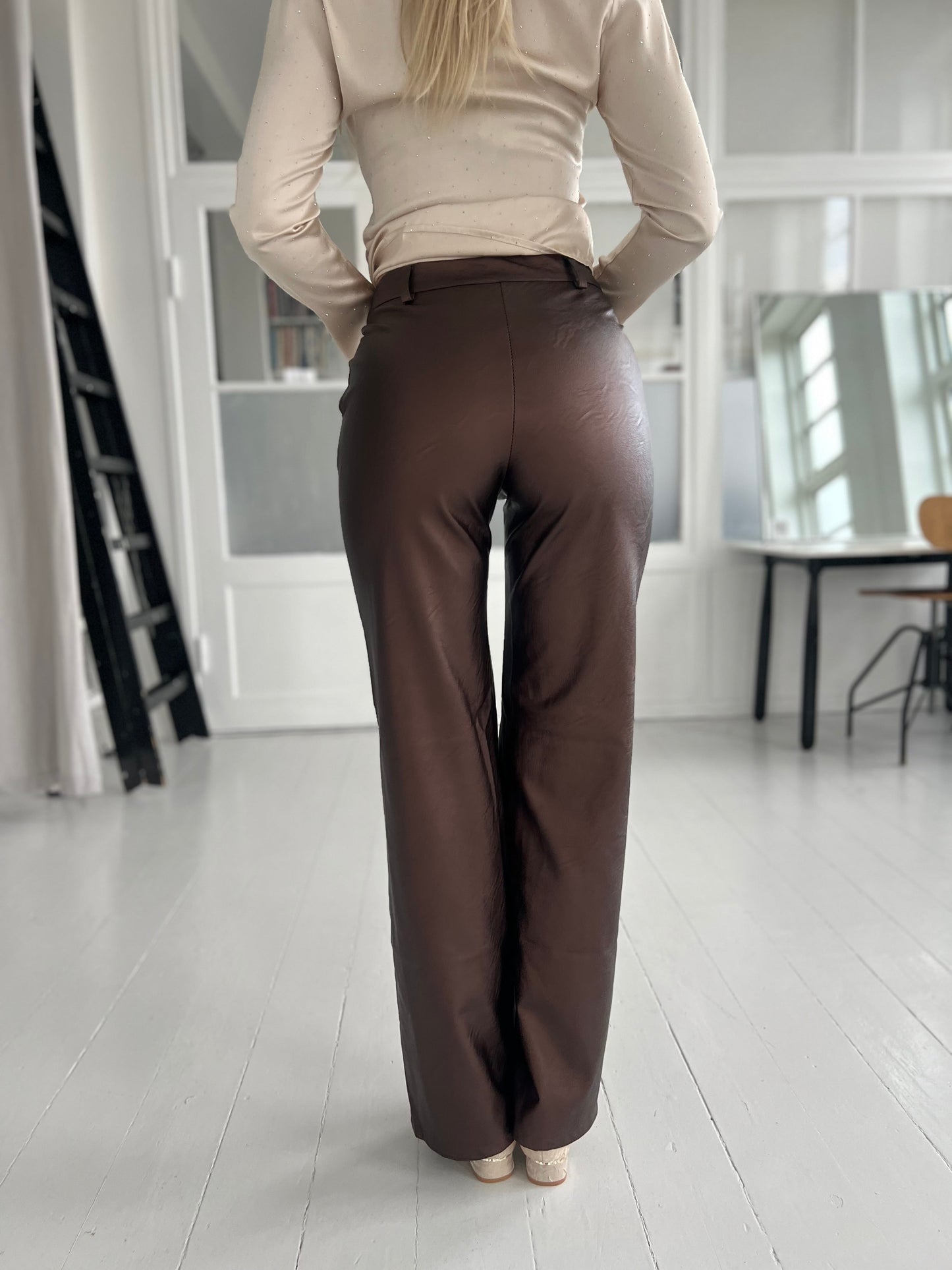 Eight Luxe bronze metallic pants (3171)