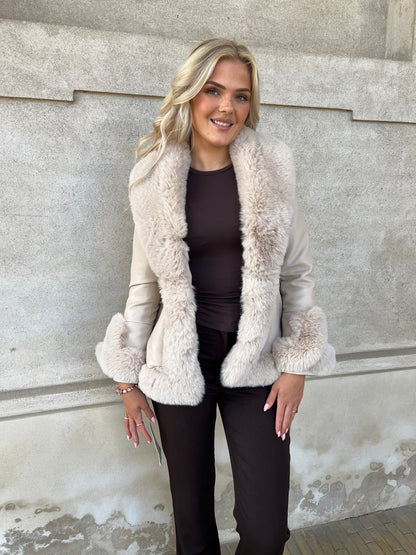 Flam beige jacket
