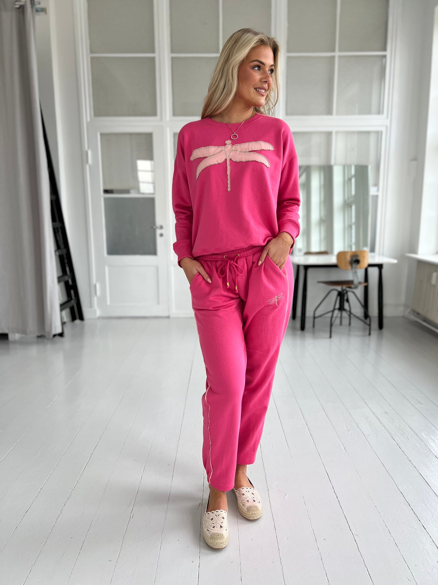 Gaspar Roma pink sweatshirt (7323)