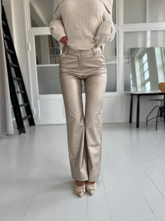 Eight Paris Champagne metallic pants (3171)