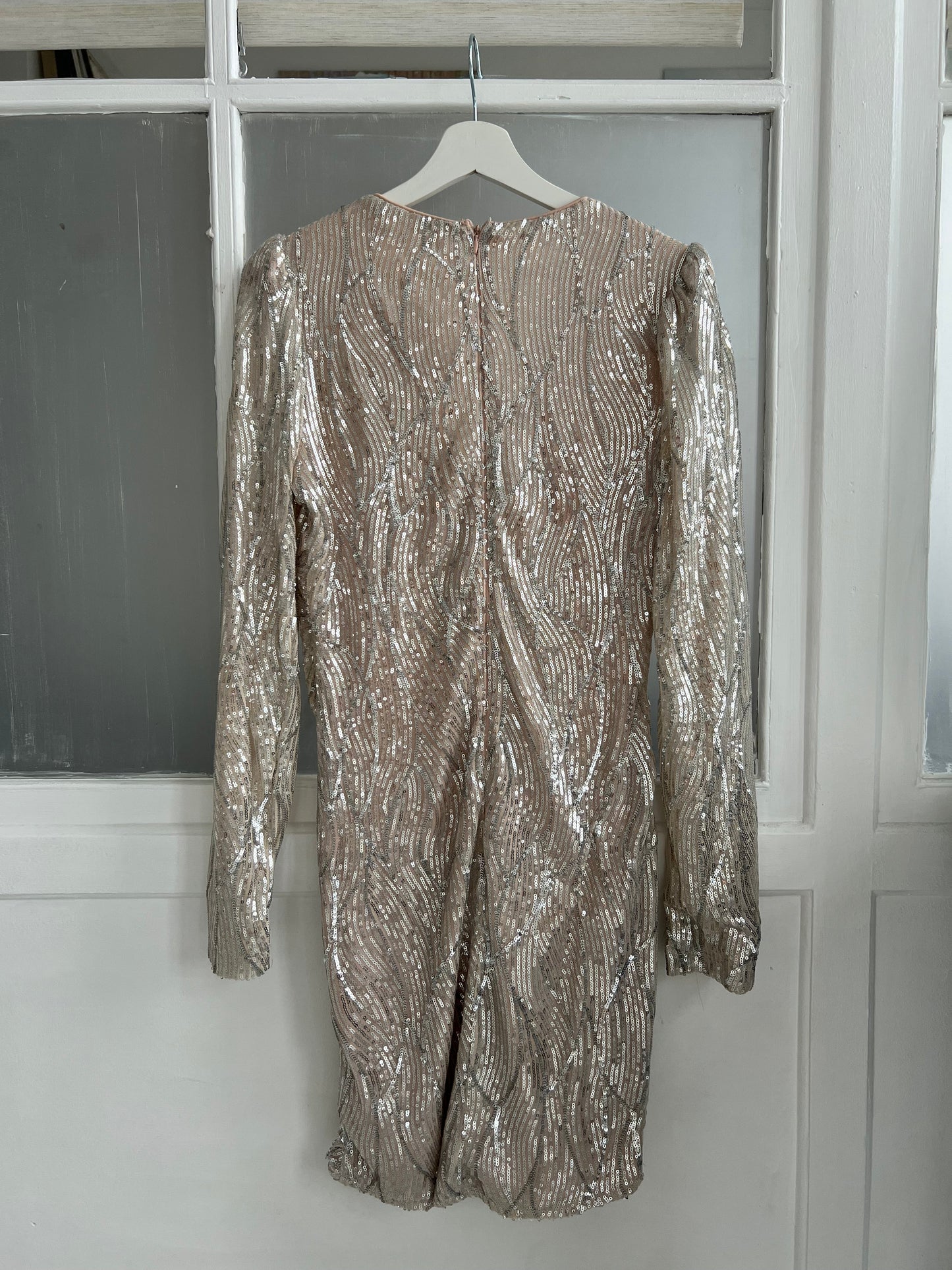 Allyson silver sequins dress (0506)