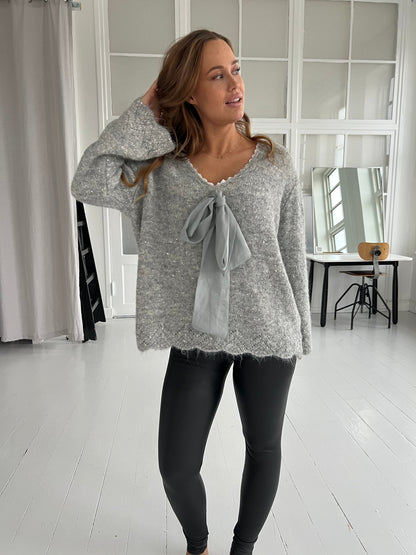 Azaka grey shimmer knit (2528)