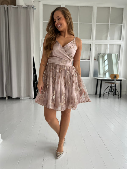 F&P rose shimmer dress (2108)