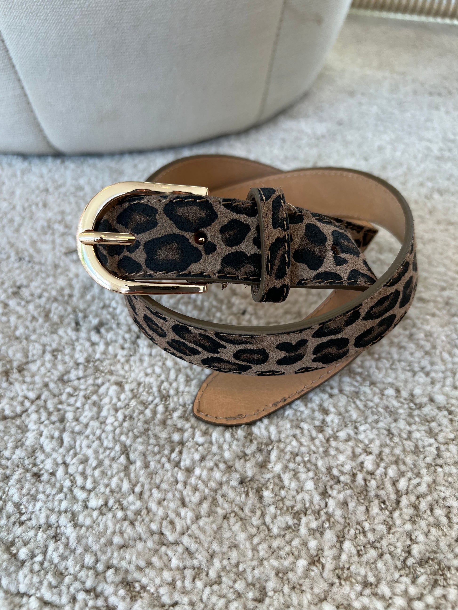 Leopard leather belt (0172) fra webshoppen Aaberg Copenhagen