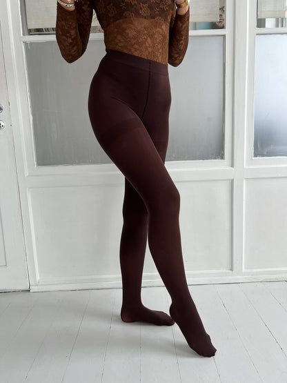 H & Nathalie brown stockings